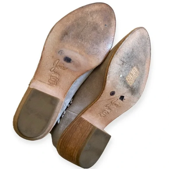 JOIE KEATON Suede Fringe Chelsea Western Boot 2”Heel Pull On Point Toe Size 38.5 - Picture 11 of 15